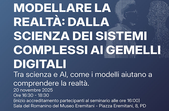 Collegamento a Modellare la realtà: dalla scienza dei sistemi complessi ai gemelli digitali
